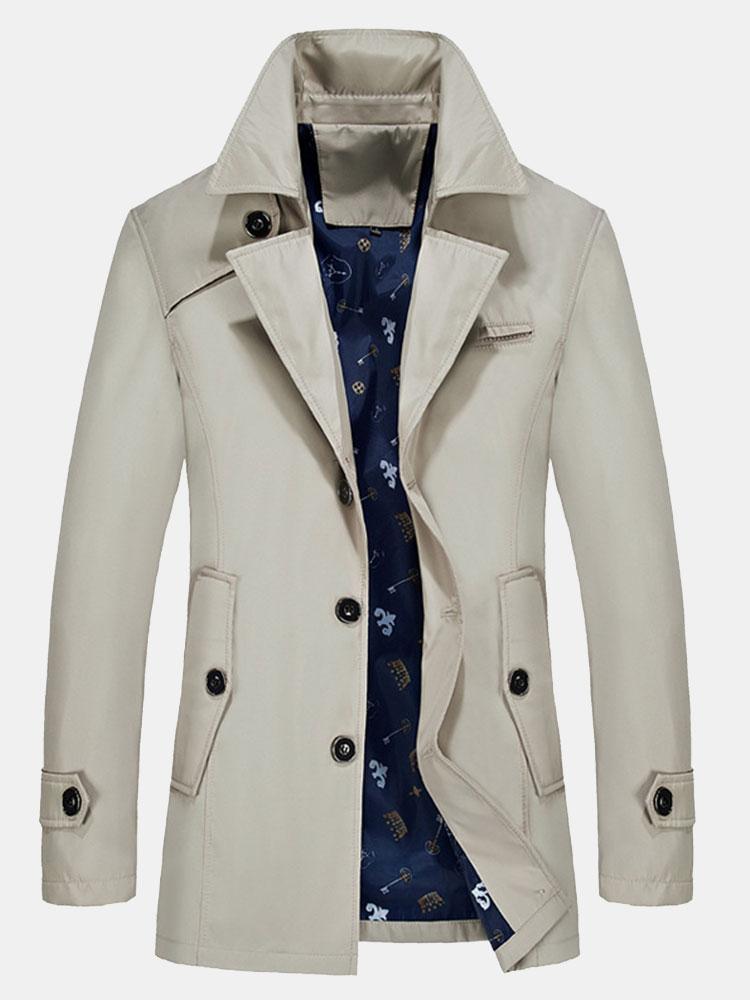 Mid Length Trench Coat